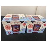 2 packs of Joyba bubble tea 4 cups per pack