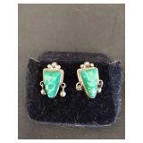 Vintage Mexican sterling silver screw back