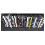 Group of DVDs