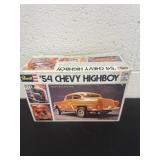 vintage 1973 Revell '54 Chevy Highboy' 1:25 scale