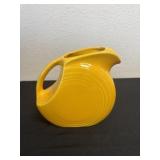 6ï¿½ yellow ceramic Homer Laughlin Fiesta disk