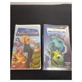 2 Disney vhs