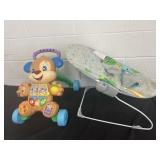 Fisher price push interactive toy and Chair