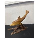 10ï¿½ large hand carved dolphin