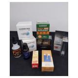 New clearing pads, supplements, styling pomade,