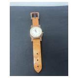 14ï¿½ wood Elgin wrist watch wall clock