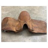 Vintage English Riding Saddle 15in