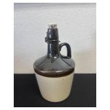 9.5ï¿½ vintage ceramic stoneware jug
