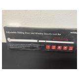 Adjustable sliding door and window security lock