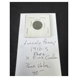 1910 s Lincoln penny