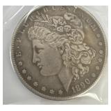 1890 o Morgan dollar