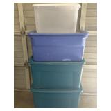 4 Storage Totes