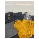 Jeans and shirts one has broken snap size 10 and