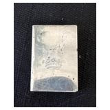 Sterling silver matchbox holder with matchboxes