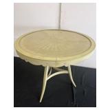 Vintage metal & Plastic side table small 19x21