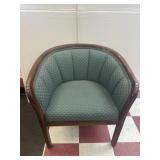 Vintage Cushioned Chair 29in wide