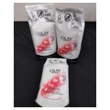 Three new Olay regenerist wet cleansing cloths