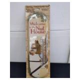 New 17-in metal squirrel nut House thermometer