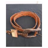 New women's bit and bridle leather belt size