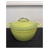 6qt bhg enameled cast iron pot