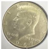 1967 United States Kennedy Half Dollar,