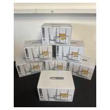 7 new boxes of 6 glass shot glasses