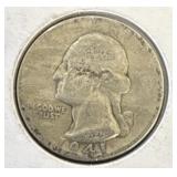 1941 Silver quarter
