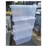 4 Storage Totes