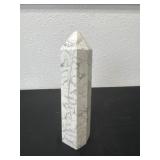 8ï¿½ white and gray howlite tower broke tip