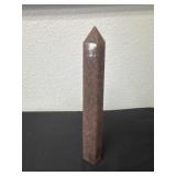10ï¿½ polished obelisk tower is made from natural