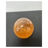 3.5ï¿½ Citrine crystal sphere,