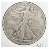 1944 Walking Liberty Half Dollar, composed of 90%