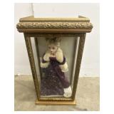 16ï¿½ Porcelain Doll in Decorative Case featuring
