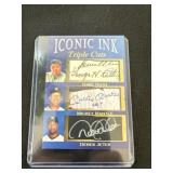 Iconic Ink Babe Ruth Mickey Mantle Derek Jeter