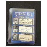 Iconic Ink Babe Ruth Mickey Mantle Honus Wagner