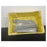 Yellow plastic Tub of brackets 16ï¿½