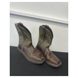 Justin 8.5d steel toe boots