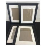 4 Black Frames 16x13.5