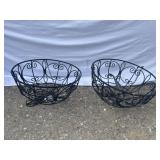 Wire Planters with Hooks