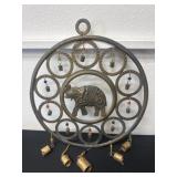 15ï¿½ metal elephant wind chime