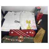 Tyes, Avon bottles and 2 shirts