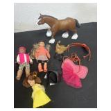 American Girl brand prancing horse figure