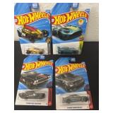 4 hot wheels