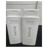2 new native sandalwood shea butter body wash