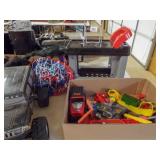 Toys - Cars, Tools, Bball Goal
