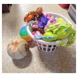 Plush Animals, Balls - 1 basket