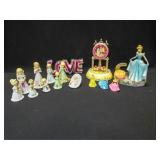 Figurines, Clock, Décor - 1 box