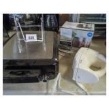 Waffle Maker, Hand Mixer, Chopper