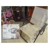Dog Crates (2), Folding Yard Chair