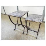Accent Tables, Metal Base (2)